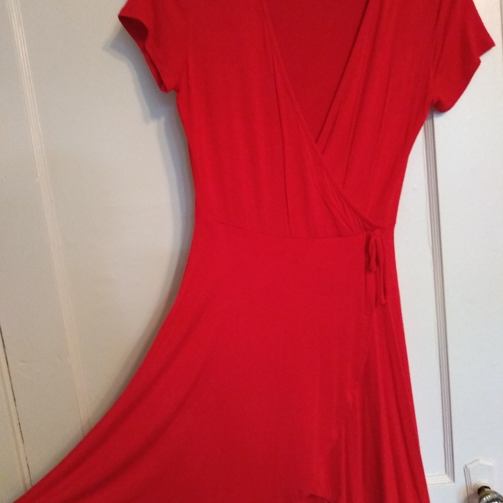 2 pack faux- wrap dresses